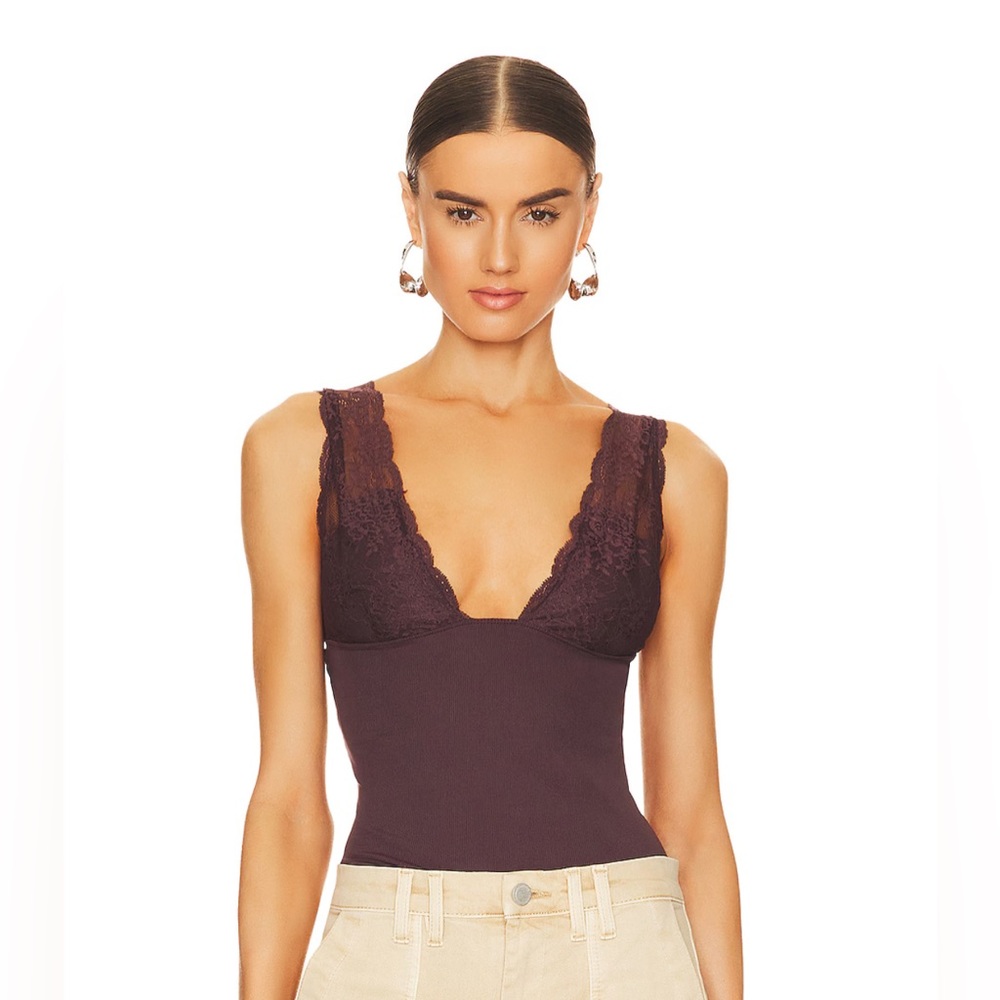 Free People X Intimately FP Power Play Cami in Chocolate